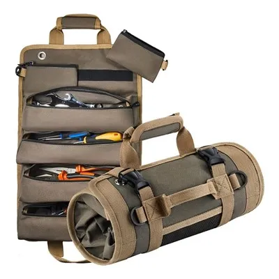 Bolsa de herramientas enrollable portátil