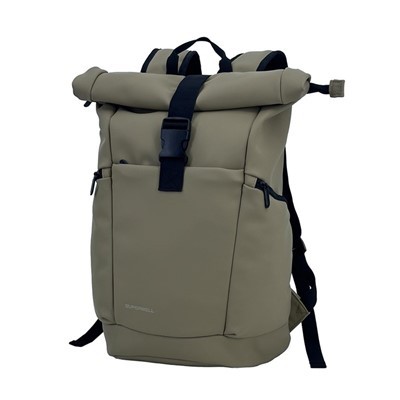 Mochila versátil con tapa enrollable-